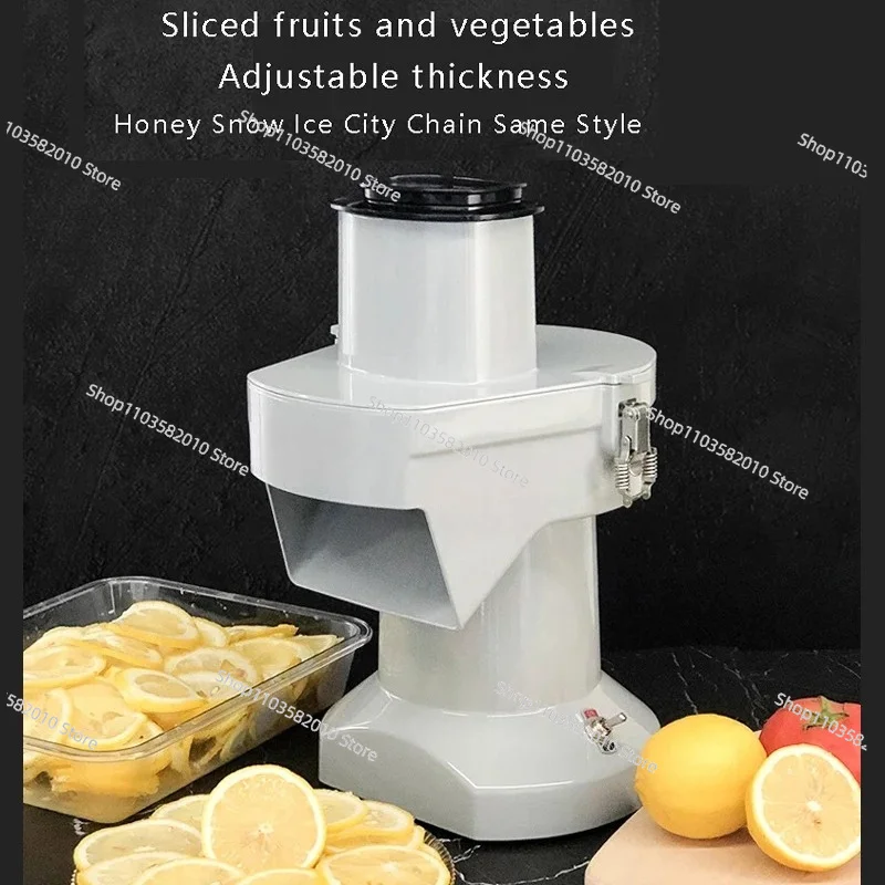 

Electric Potato Cucumber Onion Slicer Shredder Dicer Chopper Small Automatic Vegetable Cutter Cutting Machine