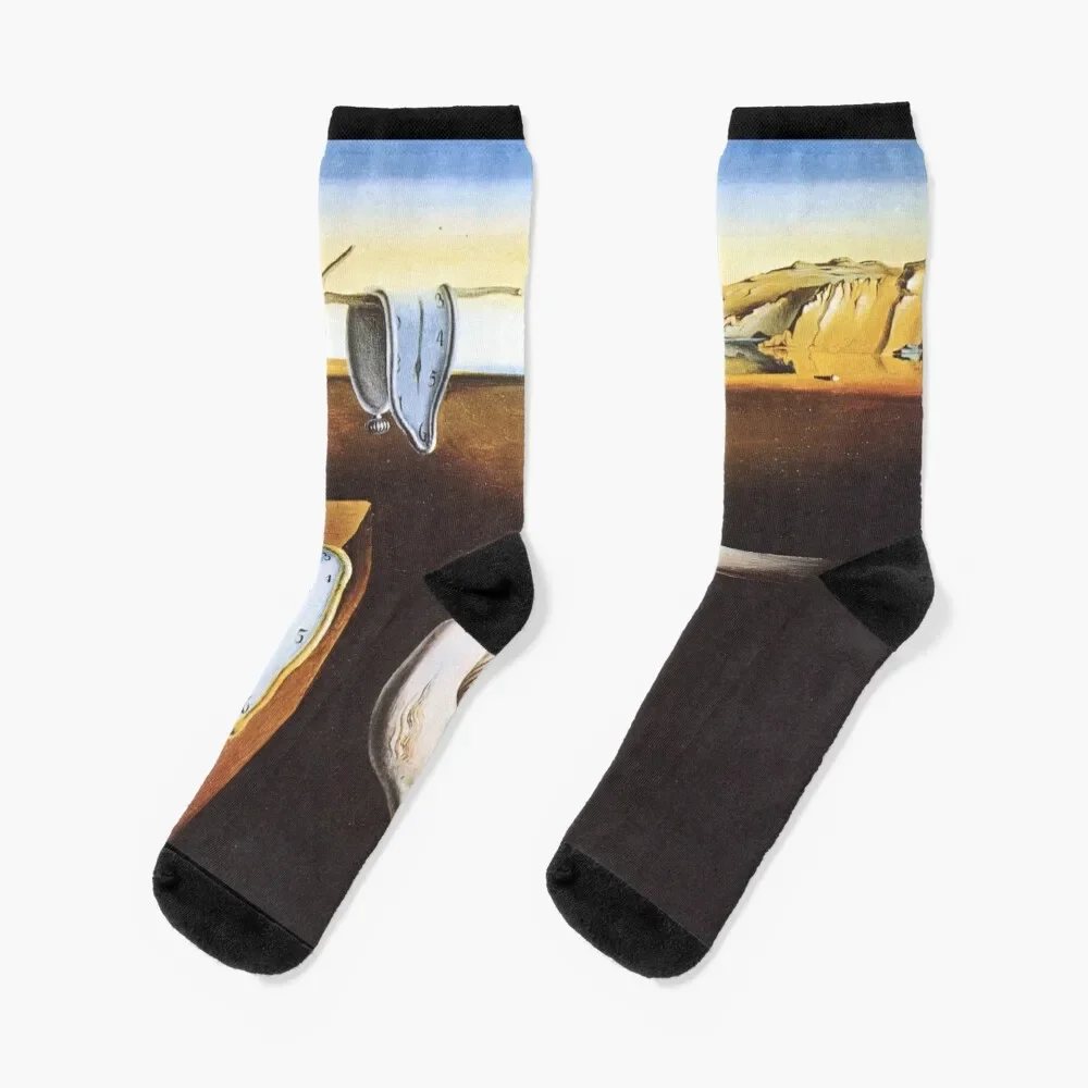 

The Persistence Of Memory - Salvador Dali Socks compression winter gifts fashionable sport Socks Woman Men's