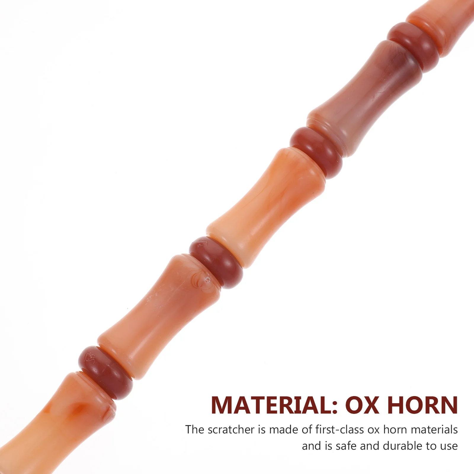 

Эргономичный скребок для спины с длинной ручкой, бычий рог, инструмент для облегчения зуда тела, портативная палочка для царапин кожи для взрослых, мужчин, женщин