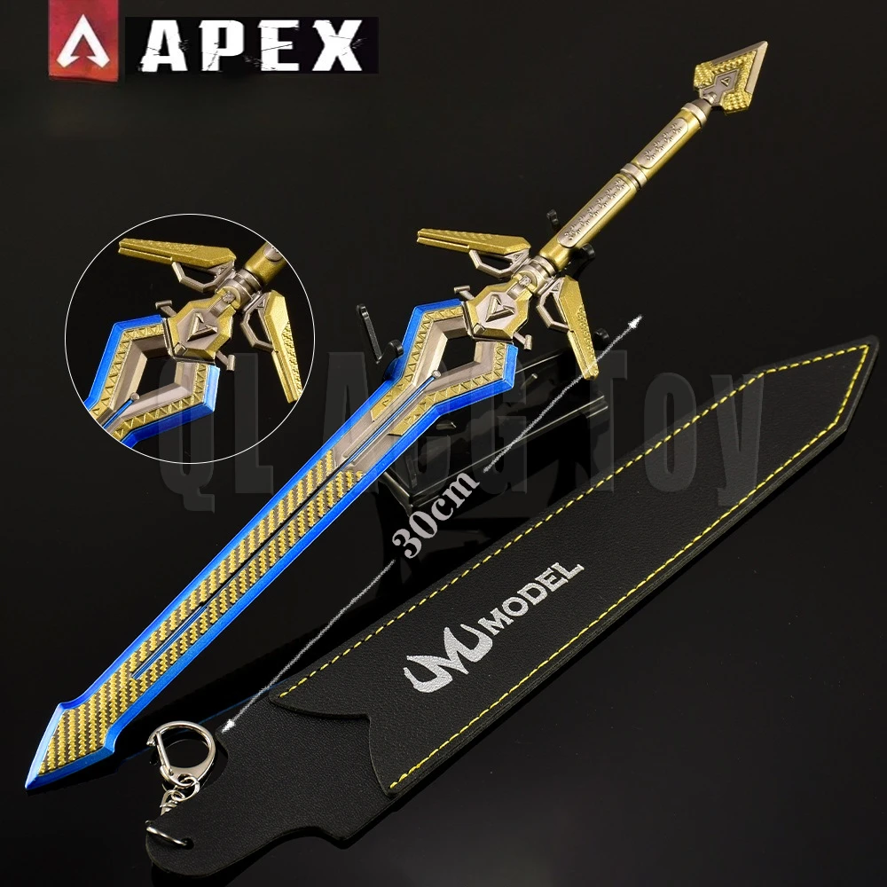 30cm Apex Legends Energy Sword Game Peripheral Weapon Model Alloy Family Heirloom Decoration Accessories Ornament Collection Toy