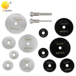 8pcs set Mini HSS Circular Saw Blade Rotary Tool for Dremel Metal Cutter Power Tool Set Wood Cutting Discs Drill Spindle Cutoff
