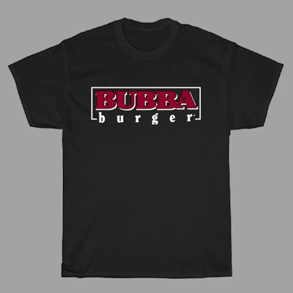 Bubba Burger Men's Black T Shirt Size S to 3XL