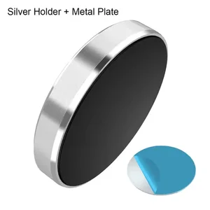 Magnetic Phone Car Mount Flat Cell Phone Holder Universal Stick On Flat Magnetic Car Mount For Dashboard Wall Windshield