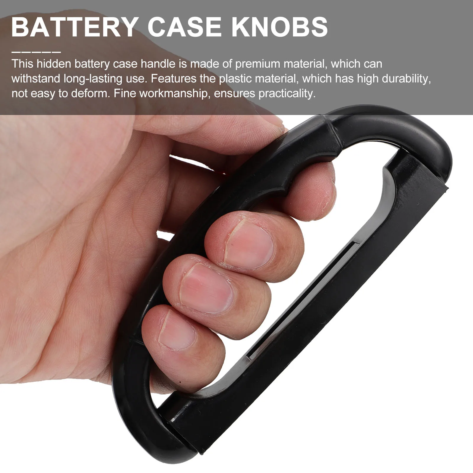 

3pcs Box Hidden Handle Foldable Design Sturdy Storage Accessories 8kg Load Capacity Easy Installation