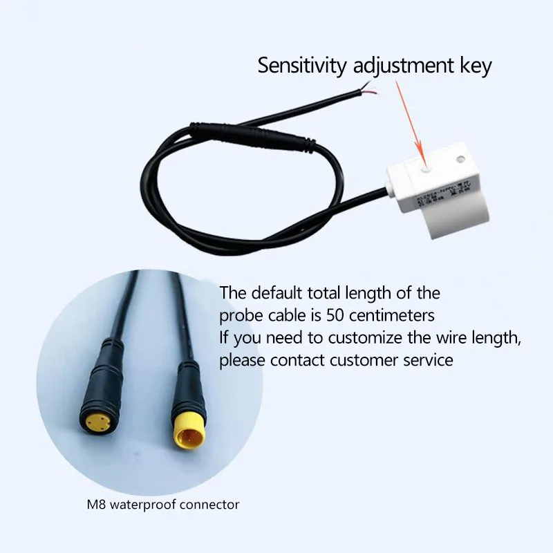 

Non contact liquid level sensor card tube NPN PNP output 12V24V pipeline liquid level switch sensor water level sensor