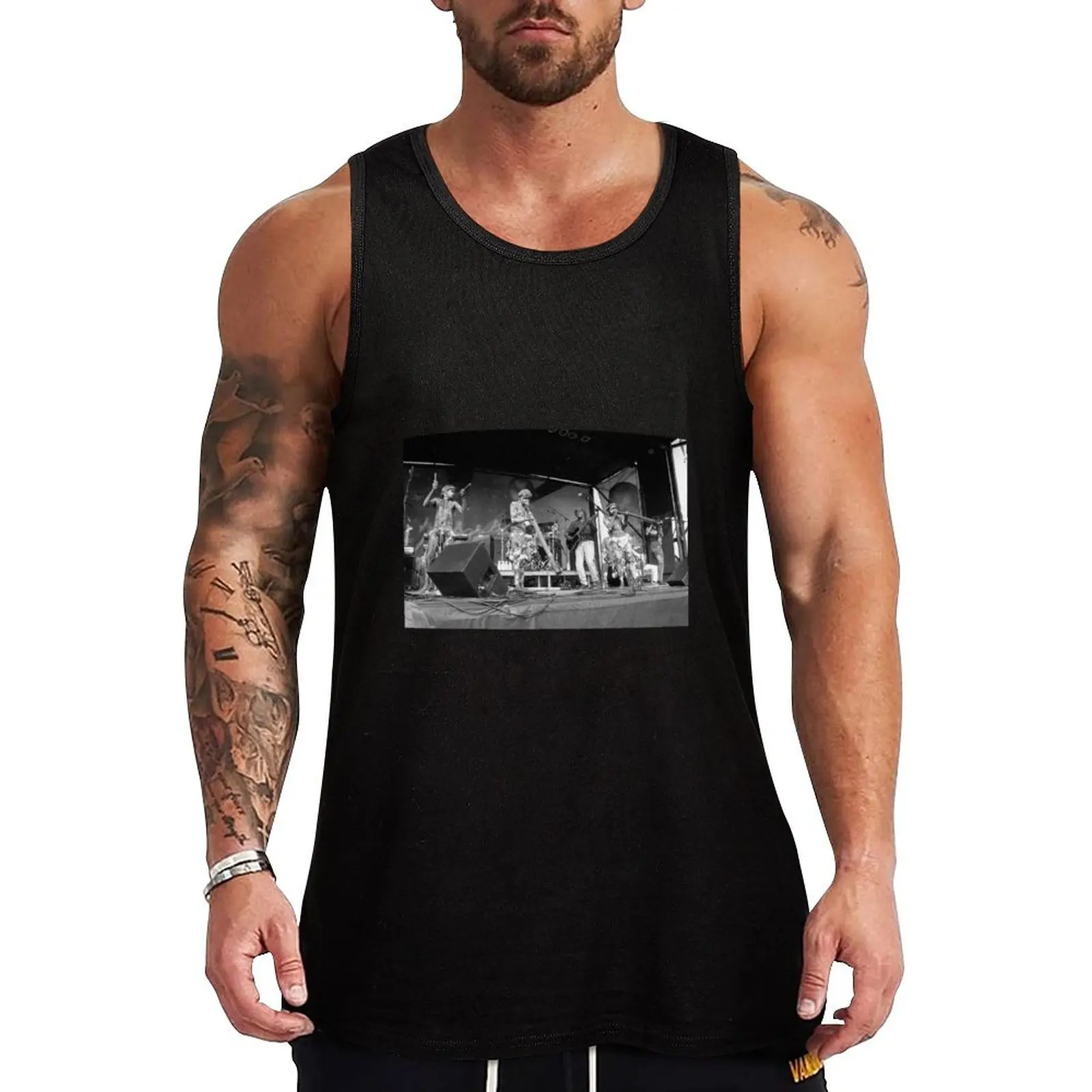 Yothu Yindi BW Photograph Tank Top sleeveless shirts Man sleeveless shirt