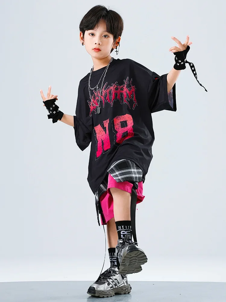 Street Dance Kostüme für Mädchen und Jungen, Hip Hop Jazz für Kindergartenshow, Street Dance Jazz-Kostüme
