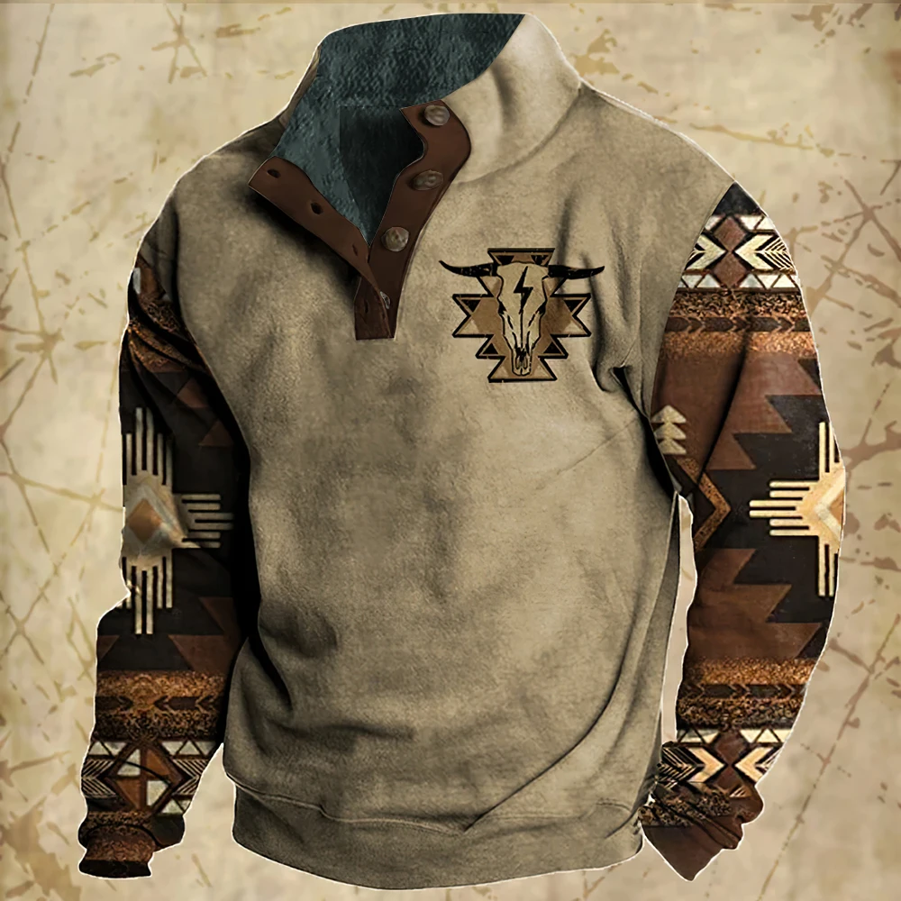 Vintage Men's Hoodie Sweatshirt Hooded Daily Pullover Sports Streetwear Designer Autumn Plush And Thickened Clothing Hoodies