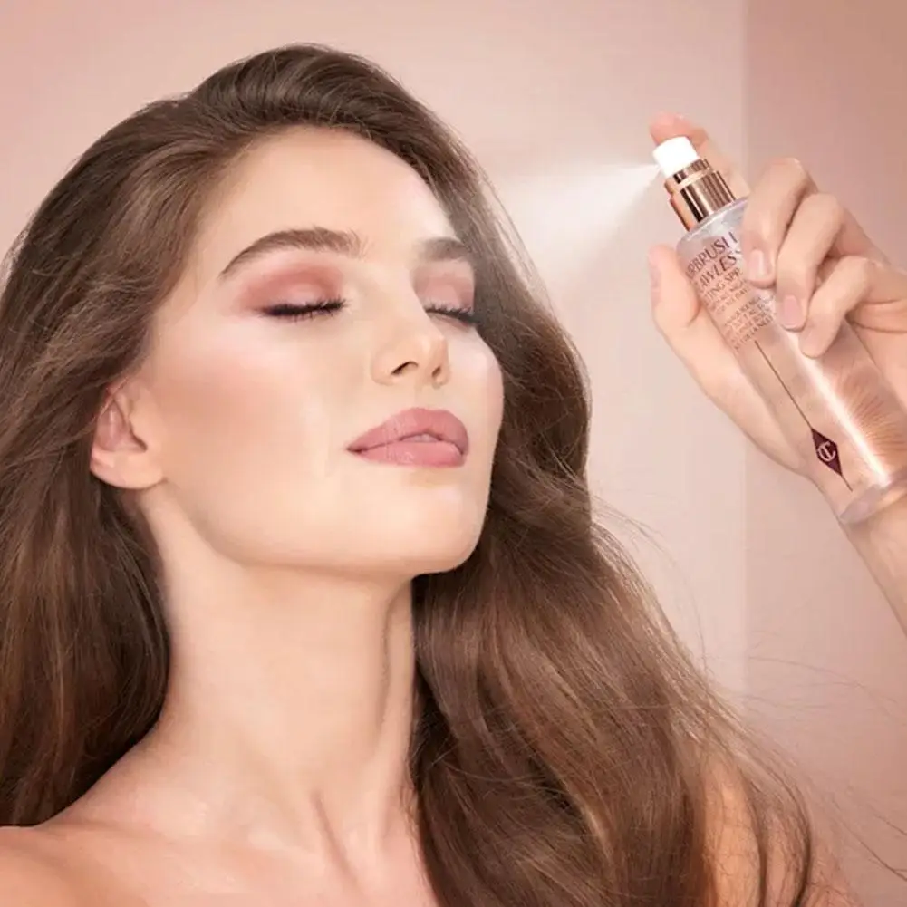 CT Setting Powder Spray Set Controls Oil Moisturize Keep Makeup Fresh Look Fit Creates Natural Lightweight Nude Look