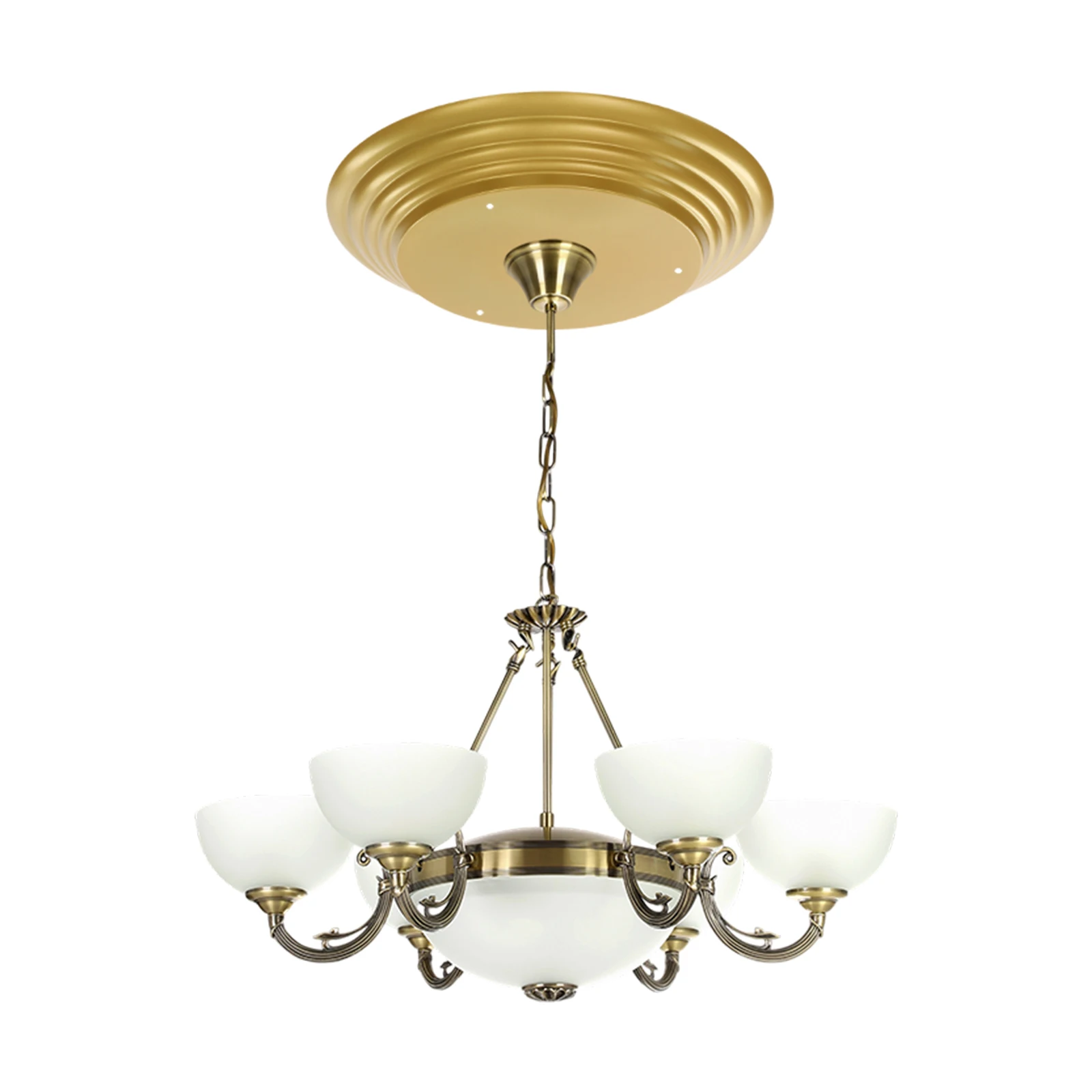 Hanging Light Lifting Mechanism Trim Part, Chandelier Mask Cover, Smooth Edge Ceiling Mask Cover, Mask Cover for Concealing Hoist & Internal Wires