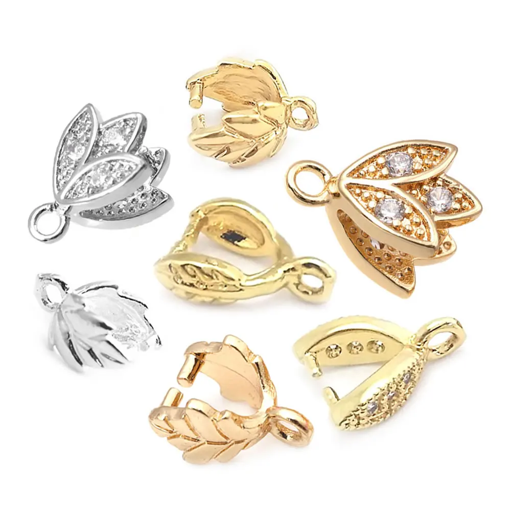 18K Gold Color Charms Connector Pendants Clasps Beads Connector High Quality Jewellery Making Rosediy official-website