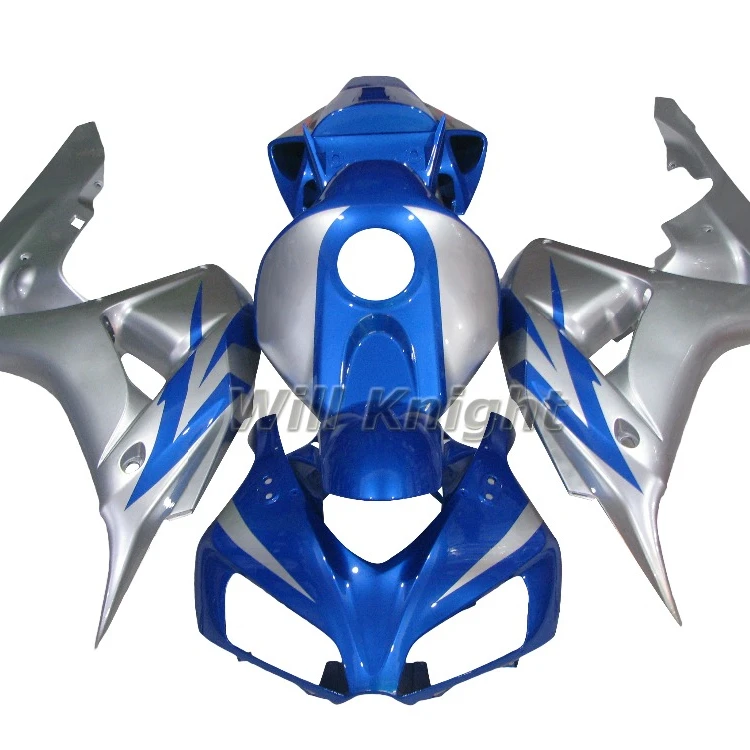 

Intelligent Library Fairing Kit For Honda CBR1000RR CBR1000 2006 2007 Blue Silver