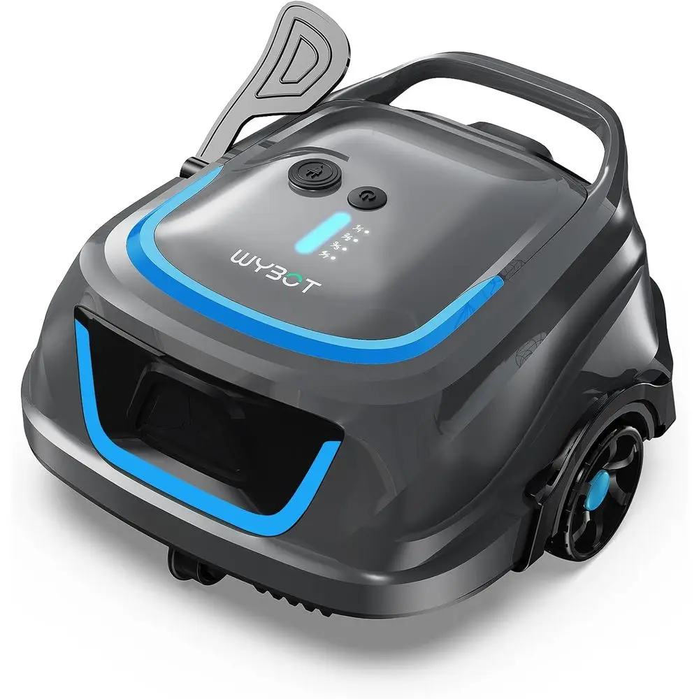 (2026 Upgraded) A1 CordlRobotic Pool Cleaner, Automatic Pool Vacuum or Above Ground with 120 Mins, Double ilters, LED Indicator,