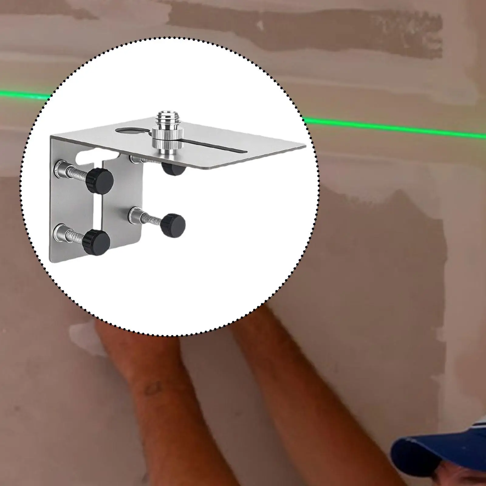 

Wall Mount Levels Bracket Stainless Steel for Home Renovation DIY Office