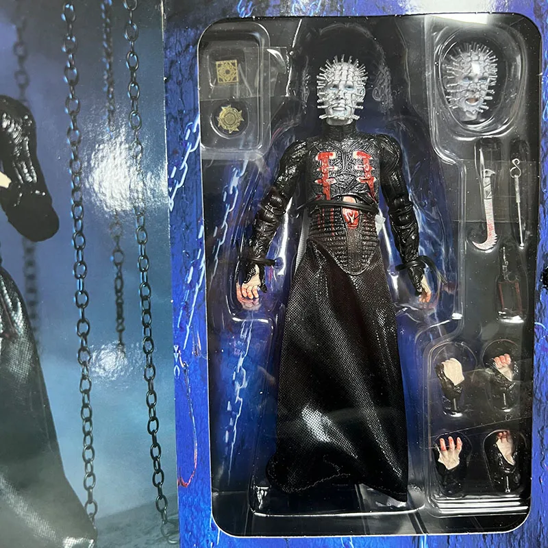 Original NECA Ghosts Cannibals Fierce Ghosts Soul Chasers Nail Headed Man HELLRAISER 7 inches Action Figure Model Toy Gifts