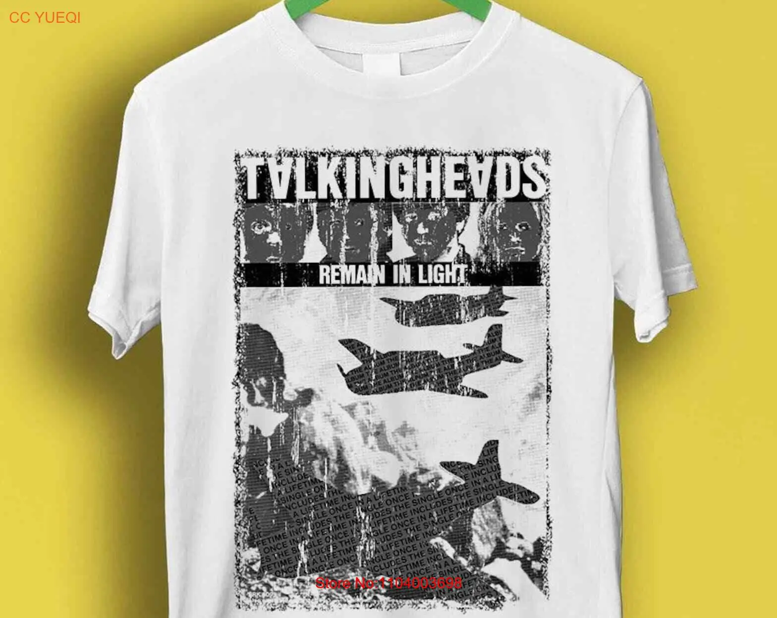 Talking Heads Remain In Light Punk Rock Poster Music Cool Gift Tee T Shirt P7282