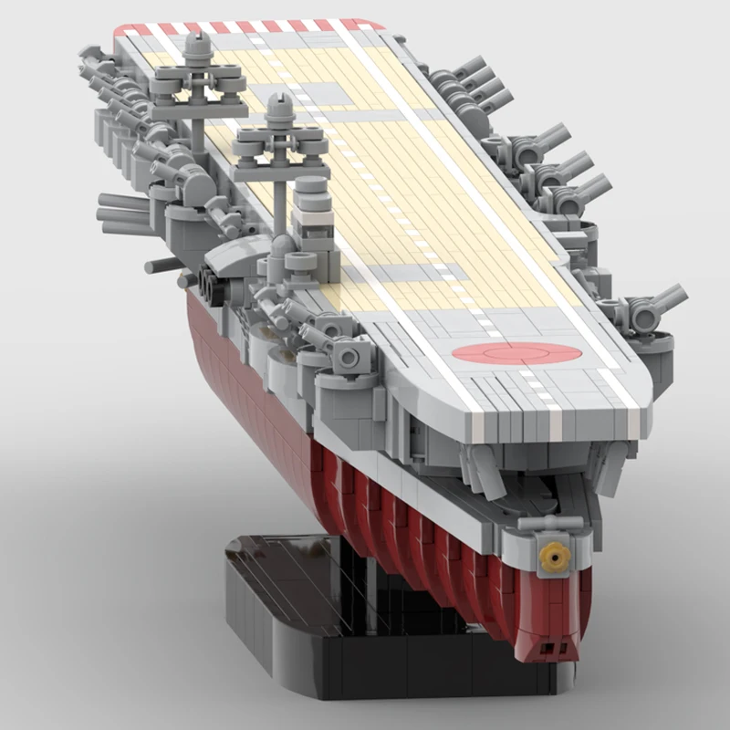 Kaga 1770 pçs bloco de construção modelo tijolo guerra militar super navio de guerra brinquedos diy novo conjunto presentes criativos MOC-229003