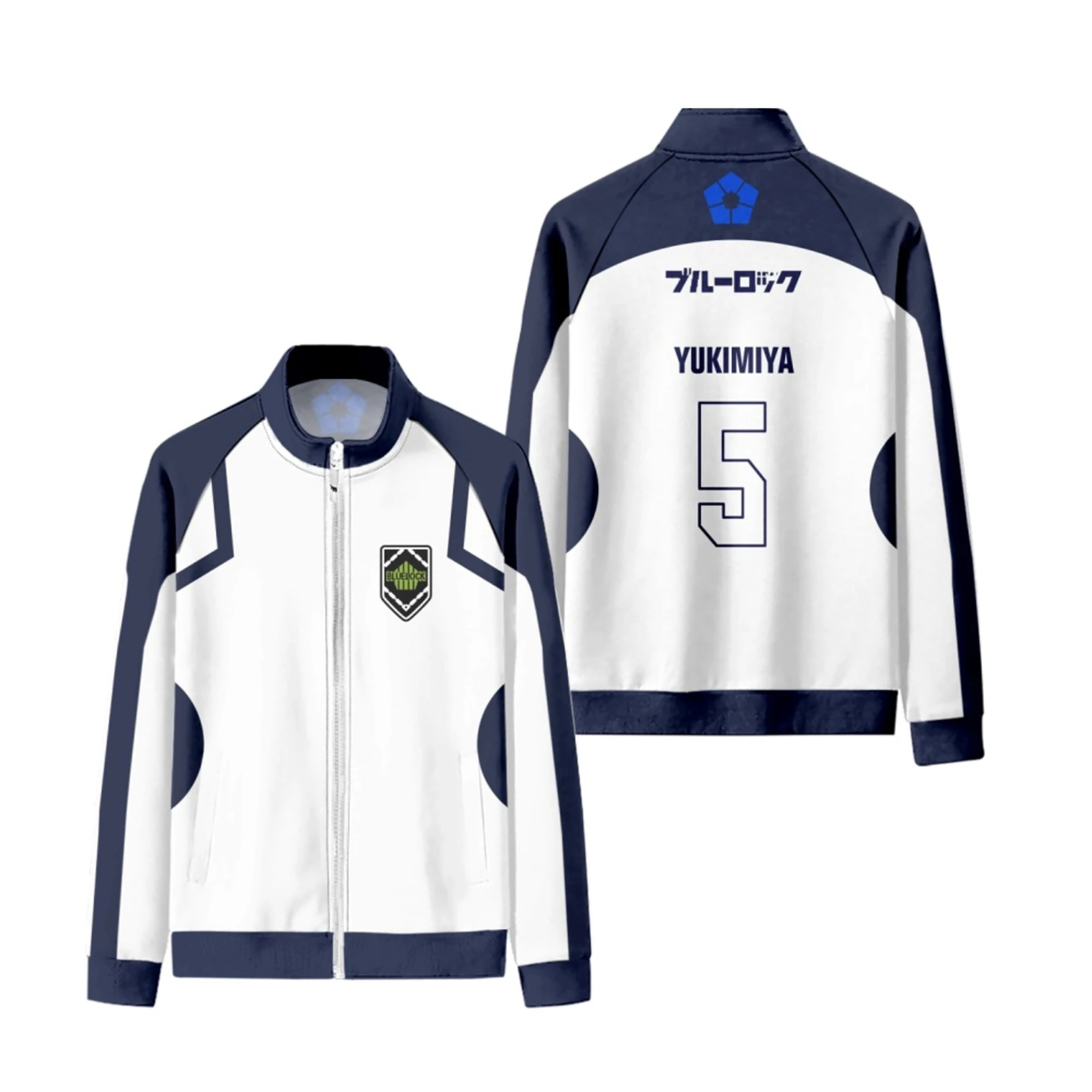 Cosplay Jersey Zippr Jacke Hoodie Sweatshirt Tops Unisex Halloween Party Trainingsanzug