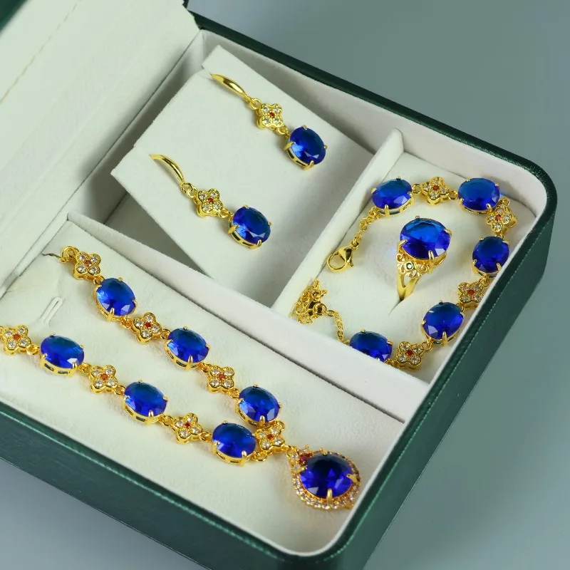 

Женские модные универсальные аксессуары из трех частей Natural High Ice Blue