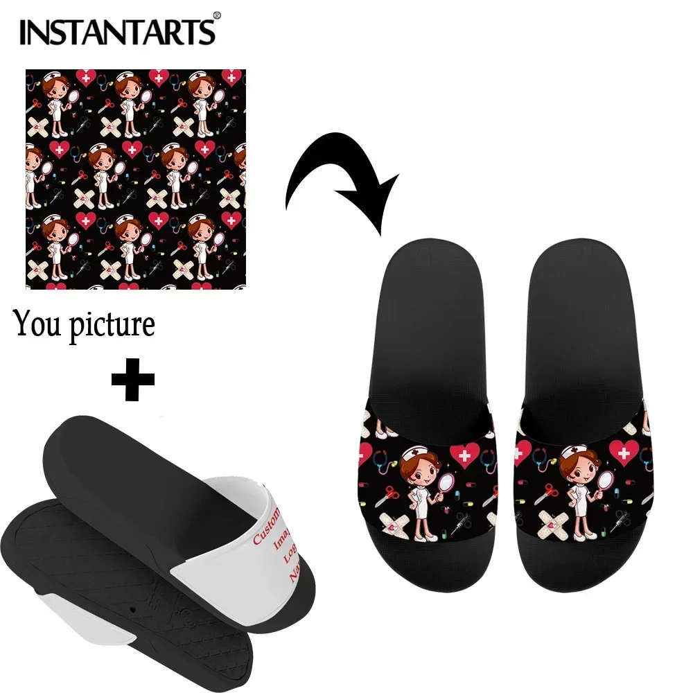 Custom Shoes High Quality PVC Men and Women Slip On Slide Sandals Sublimation Printed Custom Logo Summer Slippers for Children