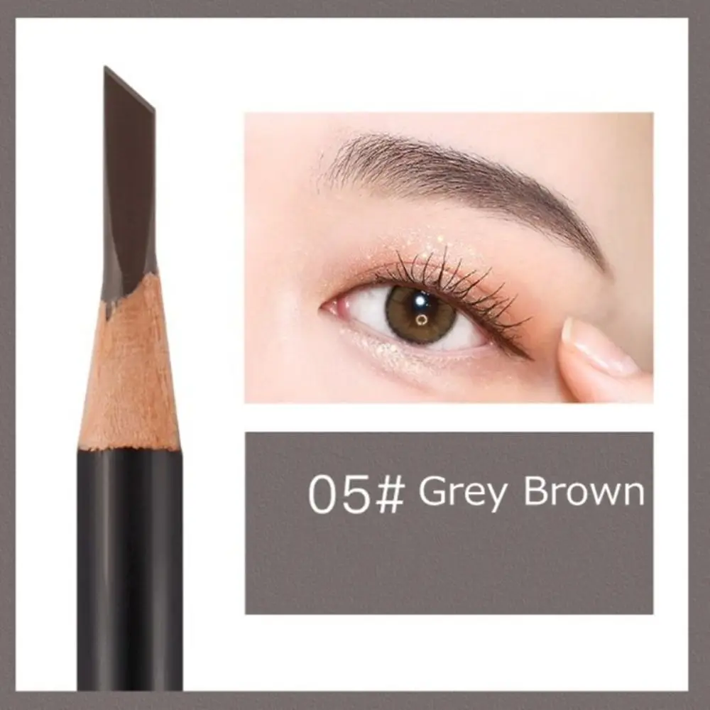 PMU-Stylo de Maquillage en Bois pour Femme, Rehausseur de Sourcils, Outil de Tatouage en Continu, Marqueur de Microblading