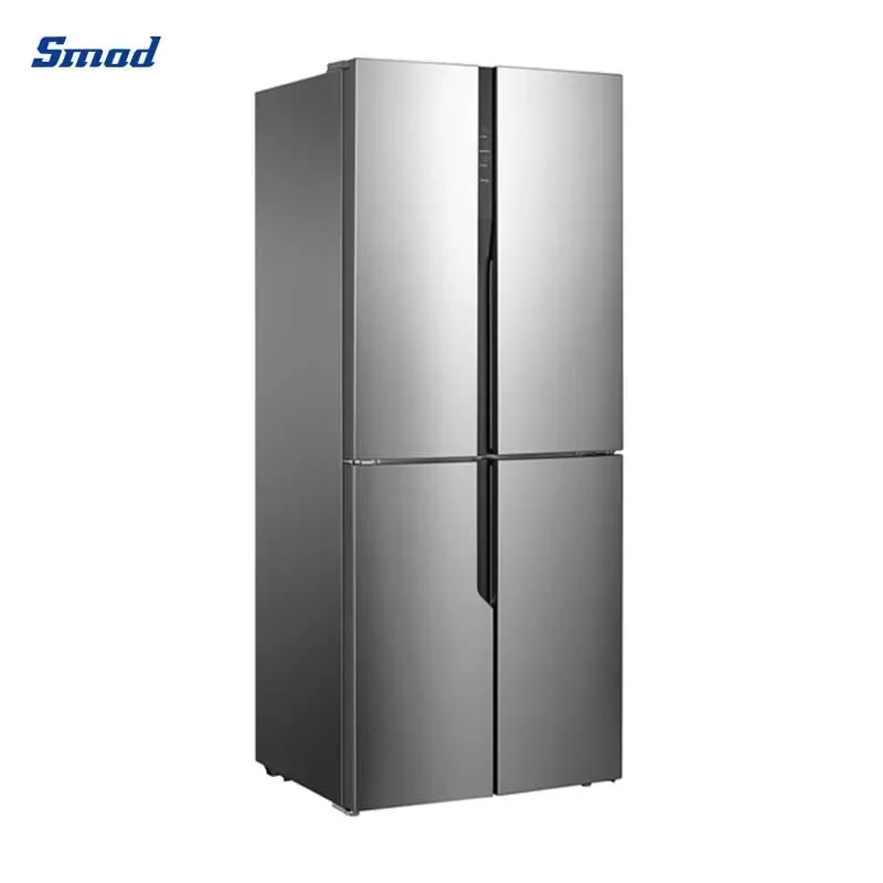 16 Cuft Electronic Touch Control 4 Doors Side By Side Refrigerator