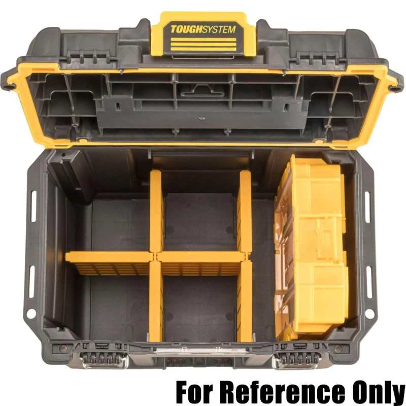 DEWALT DWST08035-1 TOUGHSYSTEM 2.0 Compact Durable Deep Toolbox Large Capacity Storage Space Waterproof Dustproof Toolbox