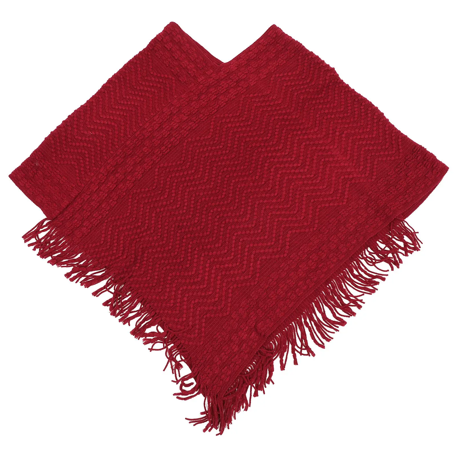 ニットセーターポンチョケープブランケットショール大型冬用ショールラップ女性用暖かい快適ファッション女性用ポンチョ