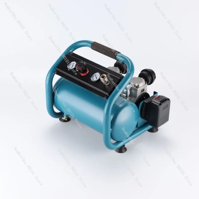 Portable silent oil-free air compressor - small, high-power air compressor for real stone paint spraying