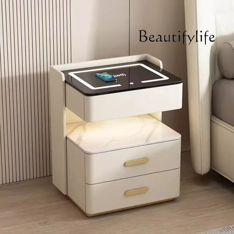 

Safe box Smart bedside table Integrated home anti-theft wireless charging Modern multi-functional new model