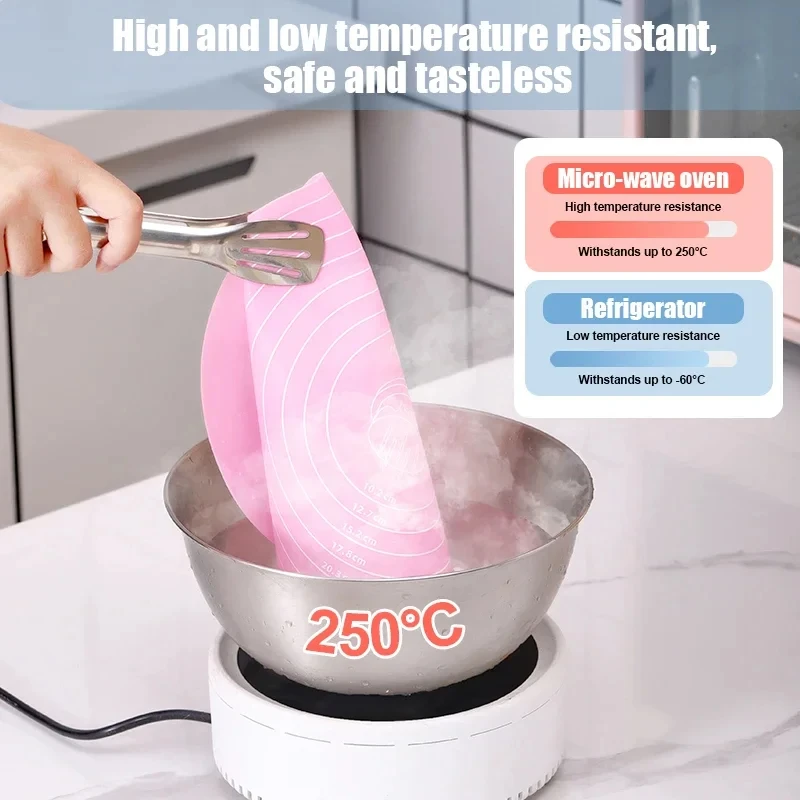 Round Silicone Baking Mat 3
