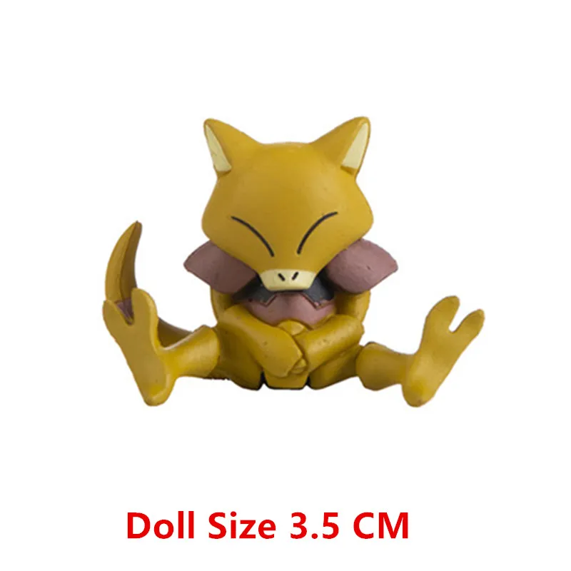 3-7 cm Pokemon Cartoons Anime Figur Pikachu Mew Snorlax Charmander Cosplay Sammlung Haustier Tasche Monster Action Modell Spielzeug Geschenke – Detail 31