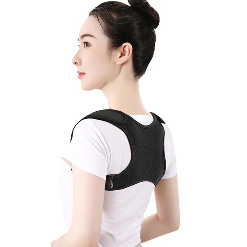 Posture Corrector Women Men Adjustable Upper Back Brace Breathable Back Straightener Providing Pain Relief Lumbar Neck Shoulder