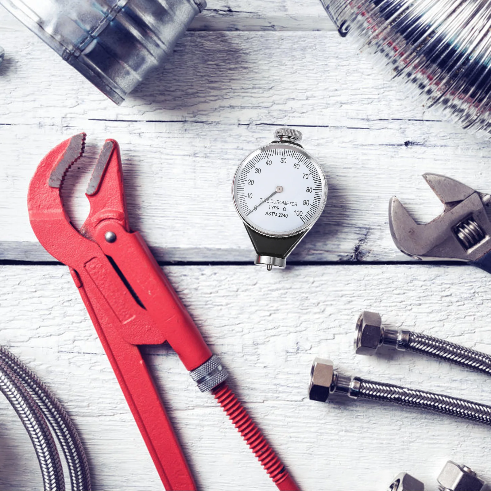 

1 pc Portable Hardness Tester Type-O Shore Durometer Dial Single Pointer Meter Industrial Grade Durable Accuracy Large Display