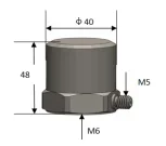 High Sensitive vibration Acceleration sensor piezoelectric Small Size accelerometer for Sale
