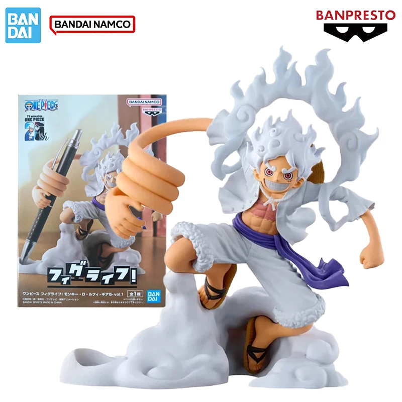 

Bandai Genuine Original One Piece Banpresto Figlife GEAR 5 Luffy Nika Pen Holder Anime Figures Action Model Toys Boxed Gifts