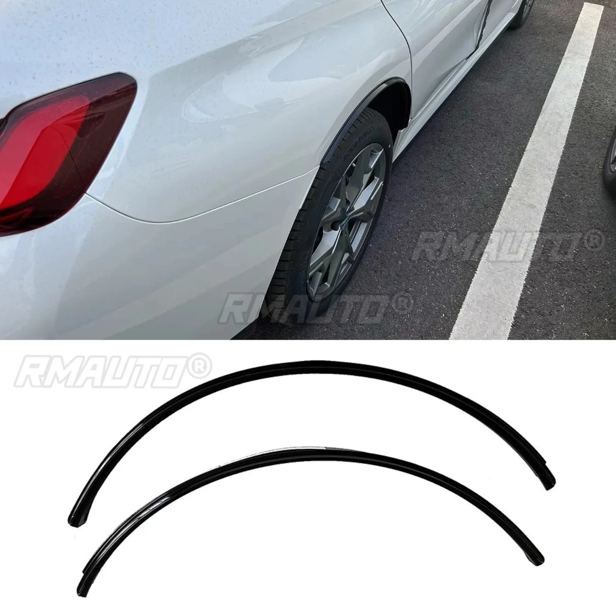 

For BMW 3 Series G20 i3 2020-2024 Car Wheel Trims Heel Arch Flare Accessories Wheel Eyebrow Fender Trims Body Kit