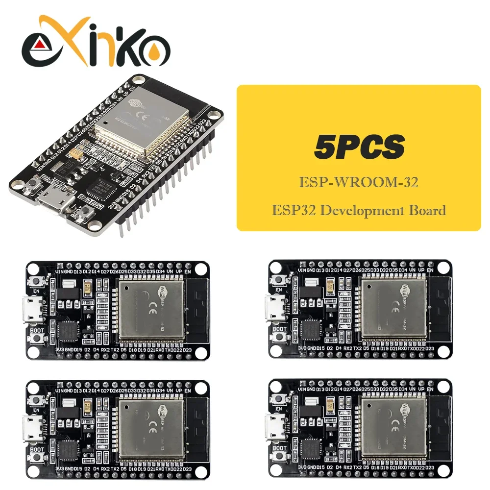 1-10PCS ESP32 ESP32 Development Board WiFi+Bluetooth Ultra-Low Power Consumption Dual Core ESP-32 ESP-32S ESP 32 Similar ESP8266