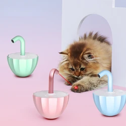 ATUBAN-juguete láser automático para gatos de interior, juguetes de interacción, vaso de gatito, rotación Irregular de 360 grados