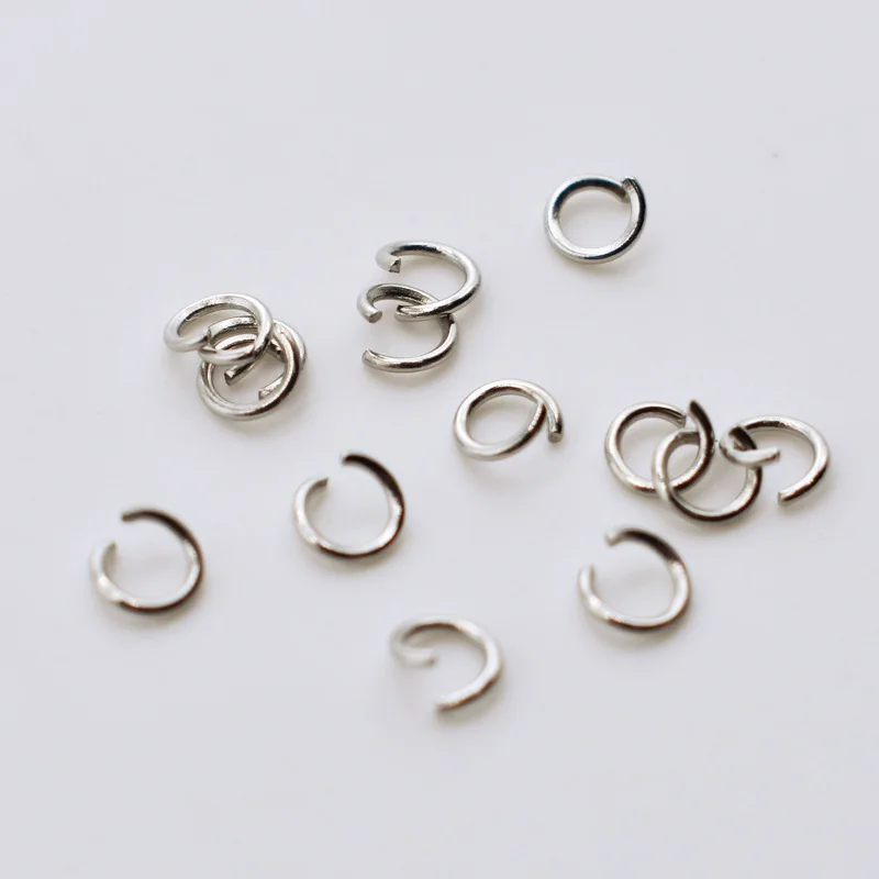 500Pcs/Lot  100% Stainless Steel 4-7mm Jump Ring Lobster Clasp For DIY Necklace Fashion Jewelry Accessories Wholesale