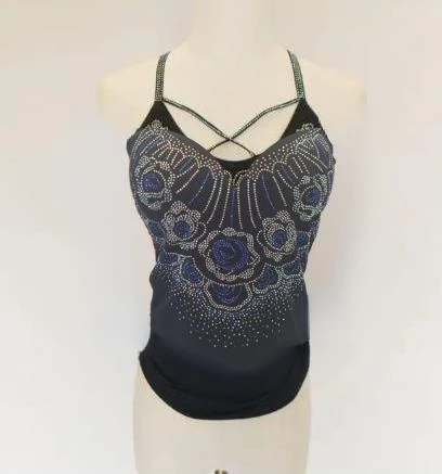 

new arrival women summer rhinestones camis femme bling bling padded tops
