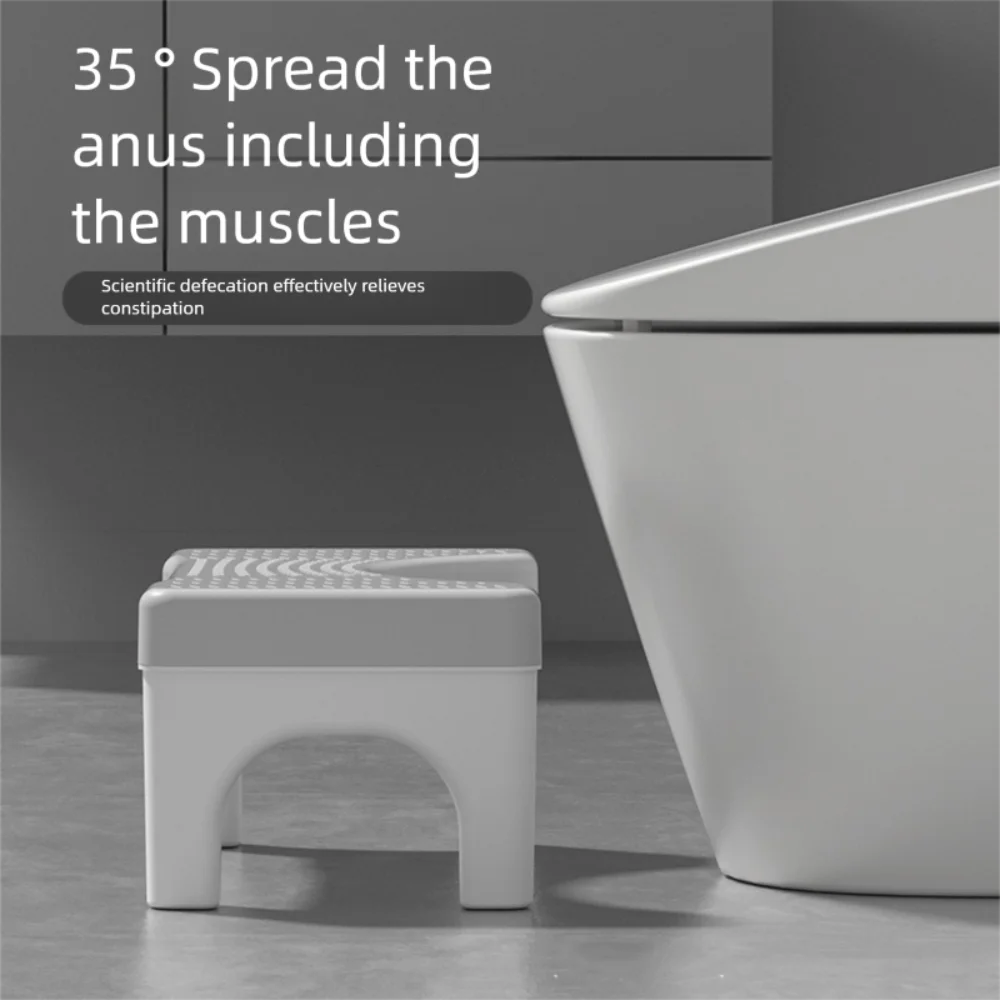 

Портативный пластиковый табурет для унитаза, водонепроницаемый противоскользящий табурет для унитаза, съемный табурет для ног, аксессуары для ванной комнаты