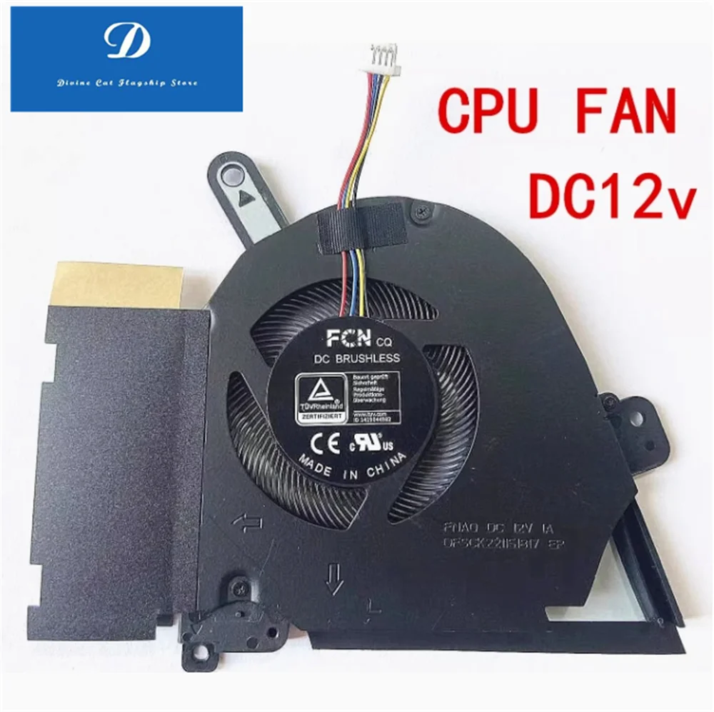 

FOR Asus Tianxuan FX516 FX516P FX516PE TUF Dash F15 Cooling Fan