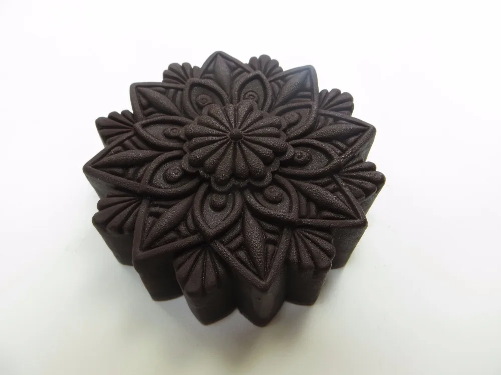 Silicone Mold Flower Pattern Soap Mould Resin Pendant Soap Mould Handmade DIY Soap Candle Aroma Stone QT0043 image 5