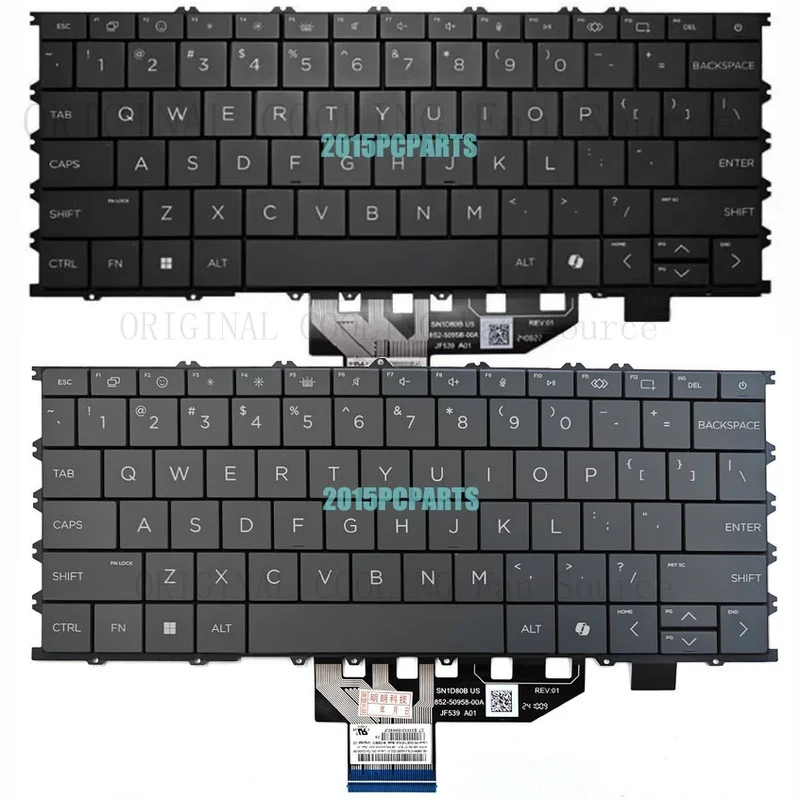 R+  New FOR HP OmniBook X Flip 14-FK 14-FM 14Z-FM 16-AR 16-AS 16-BE Keyboard Backlit US
