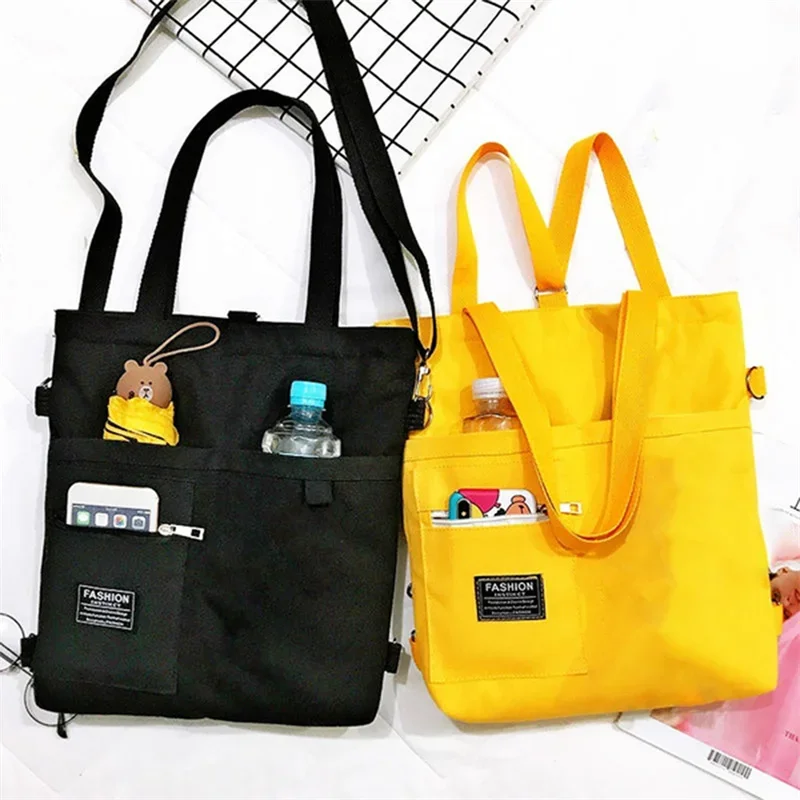 

Women Canvas Crossbody Handbag Female Shopper Fashion Simple Shoulder Canvas Bags For Women Tote