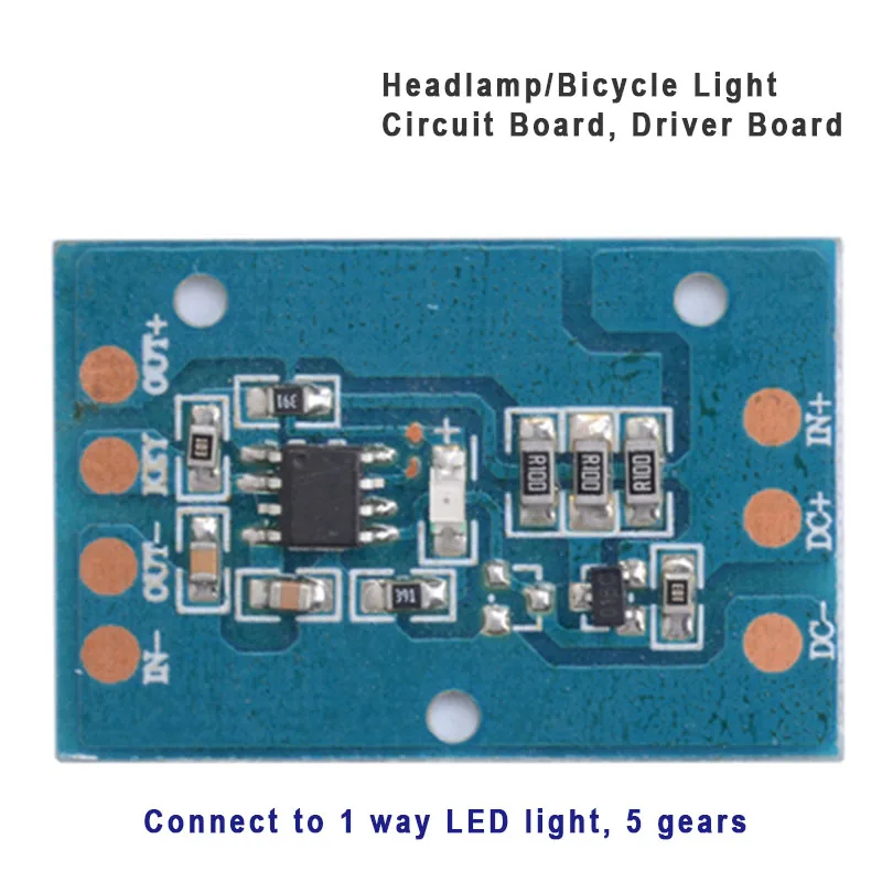 Strong Light LED Drive Circuit Board 3T6 XPE Headlamp Bicycle Light Function Board Drive Board Headlamp Accessories