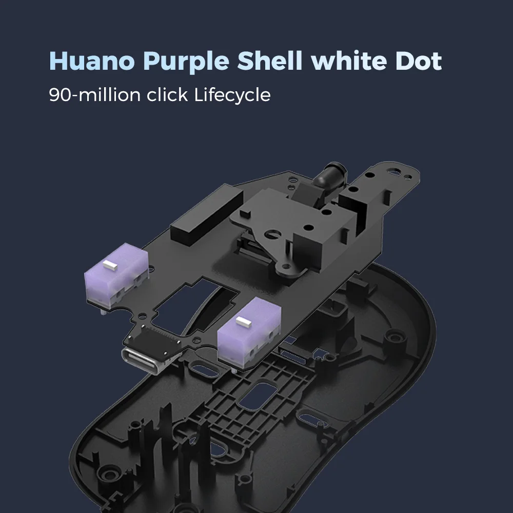 Kysona Aztec PAW3395 ワイヤレスゲーミングマウス 55g 超軽量 26000DPI 6ボタン 9000万回光学式コンピューターマウス ノートパソコンPC用