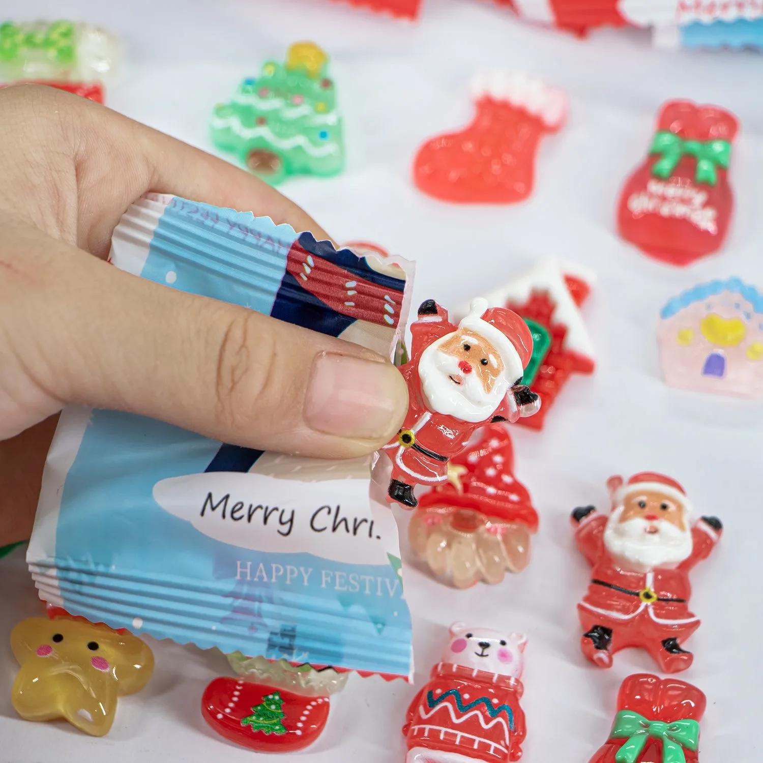 Randomly Send Luminous/Real Color Santa Claus Animal Blind Bag Creative Decoration Desktop Decoration Garden Micro Surprise Gift