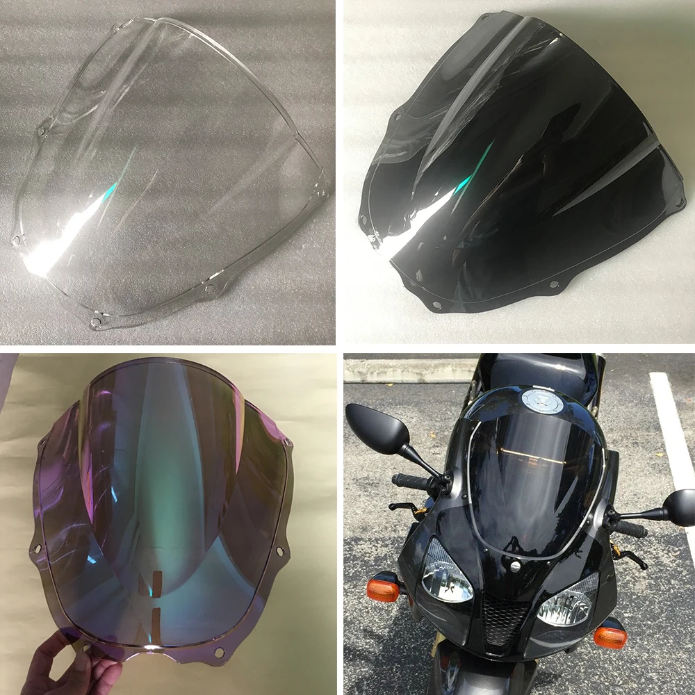 Windscreen Windshield For 2000 - 2002 2003 2004 2005 2006 Honda RVT1000R VTR1000 SP1 SP2 RC51 Wind Deflector VTR RVT 1000 1000SP